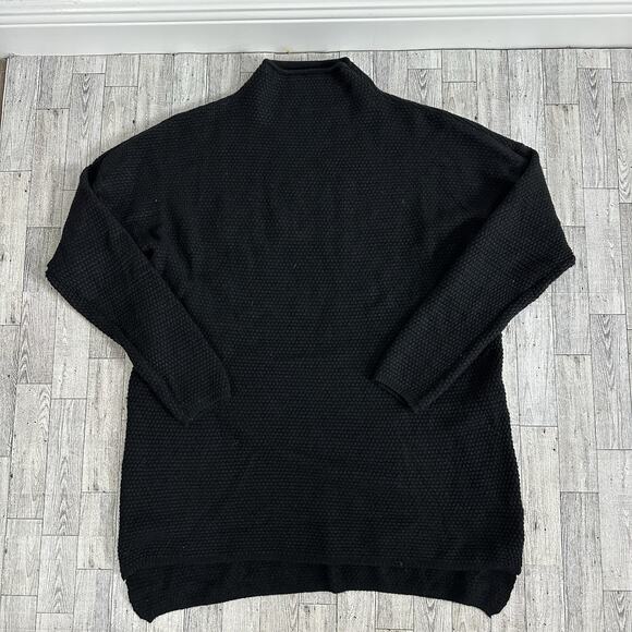 Cashmere Company Wool Cashmere Tunic High Neck Sweater EU44/ USM Oversized Work - Picture 1 of 9